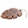 Table Coupure en forme de cuisine | Ustensiles bruns - 1x18x26 cm