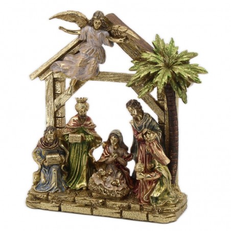 Figure Birth Jesus Decoration | Christmas d'or - 31x10x28 cm