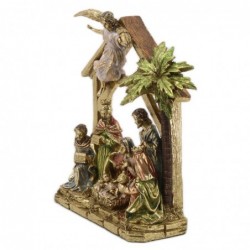 Figure Birth Jesus Decoration | Christmas d'or - 31x10x28 cm