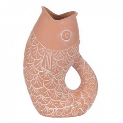 Décoration en vase en forme de poisson | Vases et supports bruns - 29x11x20 cm