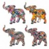 Figure Elephant Pack 4 unités Figures | Afrique gris et éléphants - 9x4x9 cm