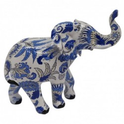 Figure Elephant Pack 4 unités Figures | Africain et éléphants bleus - 9x4x9 cm