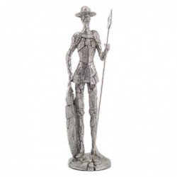 Figure Don Quichote Figures | Plusieurs argent - 34x9x95 cm