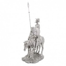 Figure Don Quichote Figures | Plusieurs argent - 31x15x30 cm