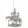 Figure Don Quichote Figures | Plusieurs argent - 31x15x30 cm