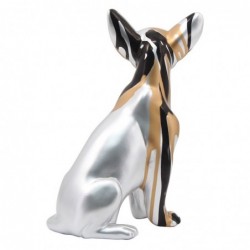 Figure Chiuaua Dog Figures | Animaux en argent - 25x11x16 cm