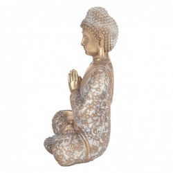 Bouddha Figure Médite des figures | Bouddhas dorés - 25x11x20 cm