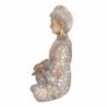 Bouddha Figure Médite des figures | Bouddhas dorés - 21x10x17 cm