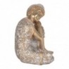 Bouddha Figure Médite des figures | Bouddhas dorés - 20x15x15 cm