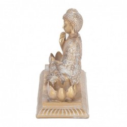 Bouddha Figure Médite des figures | Bouddhas dorés - 17x9x24 cm