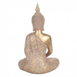 Bouddha Figure Médite des figures | Bouddhas dorés - 38x14x23 cm