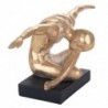 Figure Naked Man Figures | Bronze doré - 20x15x46 cm