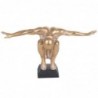 Figure Naked Man Figures | Bronze d'or - 26x21x47 cm