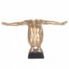 Figure Naked Man Figures | Bronze d'or - 26x21x47 cm