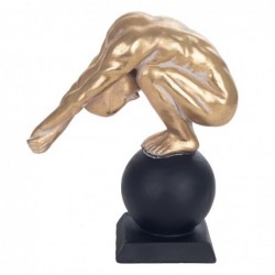 Figure Naked Man Figures | Bronze doré - 30x12x26 cm