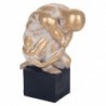 Figure Naked Man Figures | Bronze d'or - 31x14x24 cm