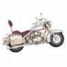 Figure Moto Harley Gift | Véhicules blancs - 15x11x27 cm