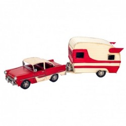 Signes Grimalt by Sigris - Car Car With Caravan Gift | Véhicules rouges - 13x9x42 cm