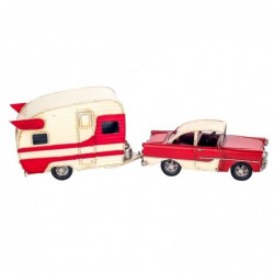 Signes Grimalt by Sigris - Car Car With Caravan Gift | Véhicules rouges - 13x9x42 cm