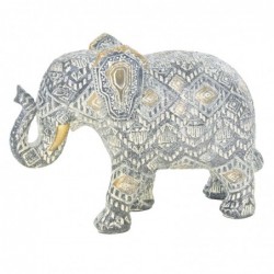 Origine de décoration intérieure - Figures de figurines d'éléphant | Afrique gris et éléphants - 15x7x20 cm