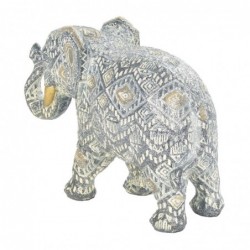 Origine de décoration intérieure - Figures de figurines d'éléphant | Afrique gris et éléphants - 15x7x20 cm