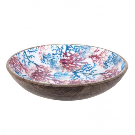 Décor de maison d'origine - Bowl Coral Kitchen | Boîtes et plateaux bleus - 7x30x30 cm