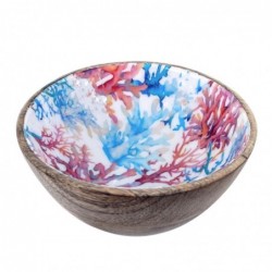 Décor de maison d'origine - Bowl Coral Kitchen | Boîtes et plateaux bleus - 7x15x15 cm