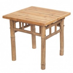 Décor de maison d'origine - Table Burion | Meubles auxiliaires bruns - 46x46x46 cm