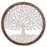 Origin Home Decor - Tree Adorno Life Adorno Mur | Plaques en bois blanc - 63x3x63 cm