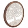 Origin Home Decor - Tree Adorno Life Adorno Mur | Plaques en bois blanc - 63x3x63 cm