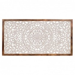 Origine de décoration intérieure - Mosaic Adorno Wall Adorning | Plaques en bois blanc - 63x3x123 cm