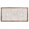 Origine de décoration intérieure - Mosaic Adorno Wall Adorning | Plaques en bois blanc - 63x3x123 cm