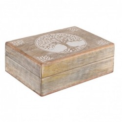 Origin Home Decor - Boxes Life Life Pack 3 unités Décoration | Boîtes brunes et bijoutiers - 9x18x25 cm