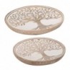 Origin Home Decor - Days Life Pack 2 unités Décoration | Plateaux bruns - 2x25x25 cm