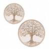 Origin Home Decor - Days Life Pack 2 unités Décoration | Plateaux bruns - 2x25x25 cm