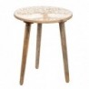 Origine de décoration intérieure - Rustic Table Life Furniture | Meubles auxiliaires bruns - 47x39x39 cm