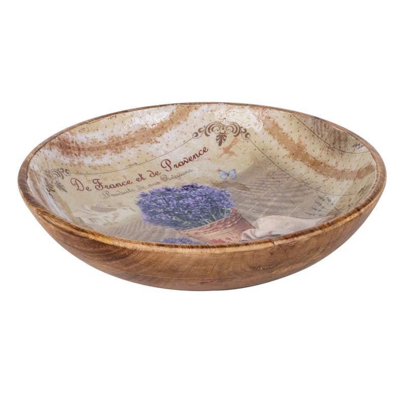 Origine de décoration intérieure - cuisine lavande rond | Boîtes et plateaux Lila - 7x30x30 cm