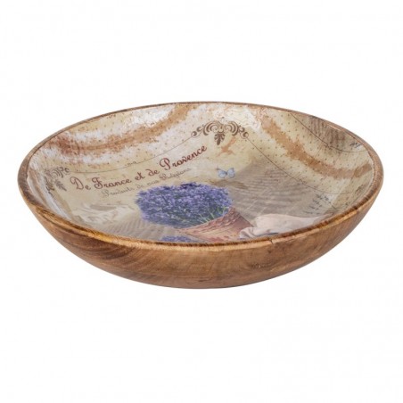 Origine de décoration intérieure - cuisine lavande rond | Boîtes et plateaux Lila - 7x30x30 cm