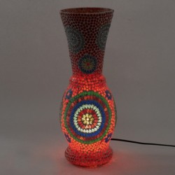 Origin Home Decor - Meubles de la lampe marocaine | Lampes rouges - 45x18x18 cm