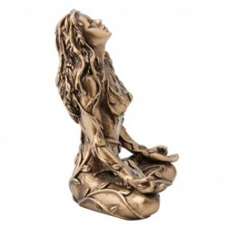 Décor d'origine à la maison - Figure déesse Gaia -Madre Figures | Bronze doré - 6x3x5 cm