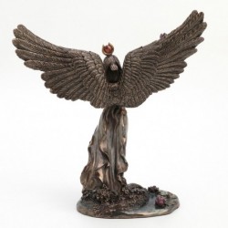 Décor d'origine - Figure Déesse Figures égyptiennes | Bronze doré - 26x10x28 cm