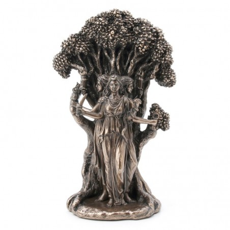 Décor de maison d'origine - Figure de déesse grecque Figures Figures | Bronze doré - 18x8x11 cm