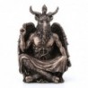 Décor d'origine - Figure God Baphomet Figures | Bronze argenté - 13x7x8 cm