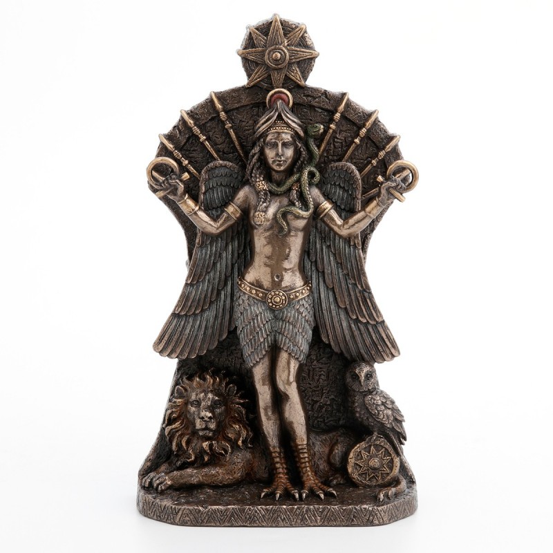 Décor d'origine - Figure Figure Ishtar Figures | Bronze argenté - 20x6x12 cm