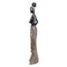 Figurine Africaine en Résine Noire 29 * 5 * 8cm Figure Africaine