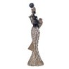 Figurine Africaine en Résine Noire 29 * 5 * 8cm Figure Africaine