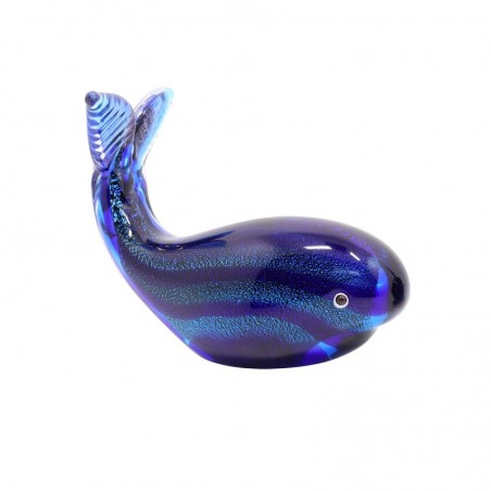 Origin Home Decor - Pisapapel Ballena Gift | Pisapapèles bleus - 10x6x16 cm