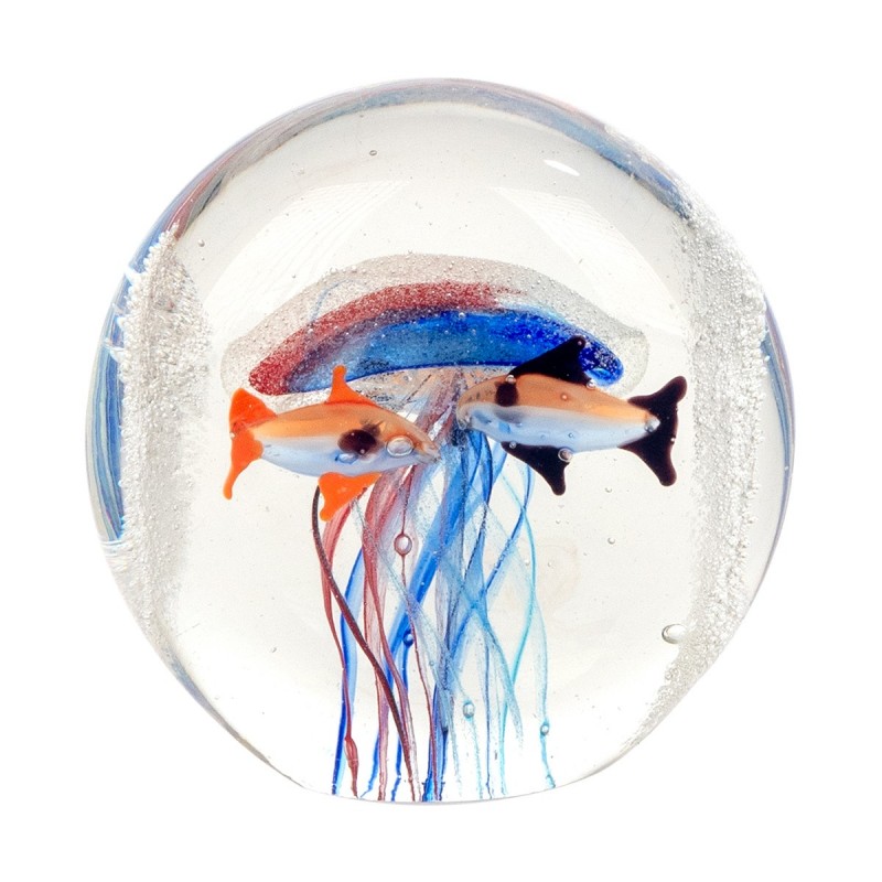 Origin Home Decor - Cadeau Pisapapel Pesces | Pisapapèles bleus - 8x4x8 cm