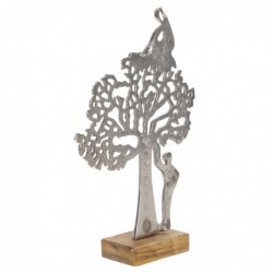 Origine de décoration intérieure - Tree Tree Adorno Figures | Plusieurs argent - 32x6x21 cm