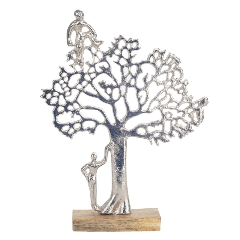 Origine de décoration intérieure - Tree Tree Adorno Figures | Plusieurs argent - 38x6x29 cm